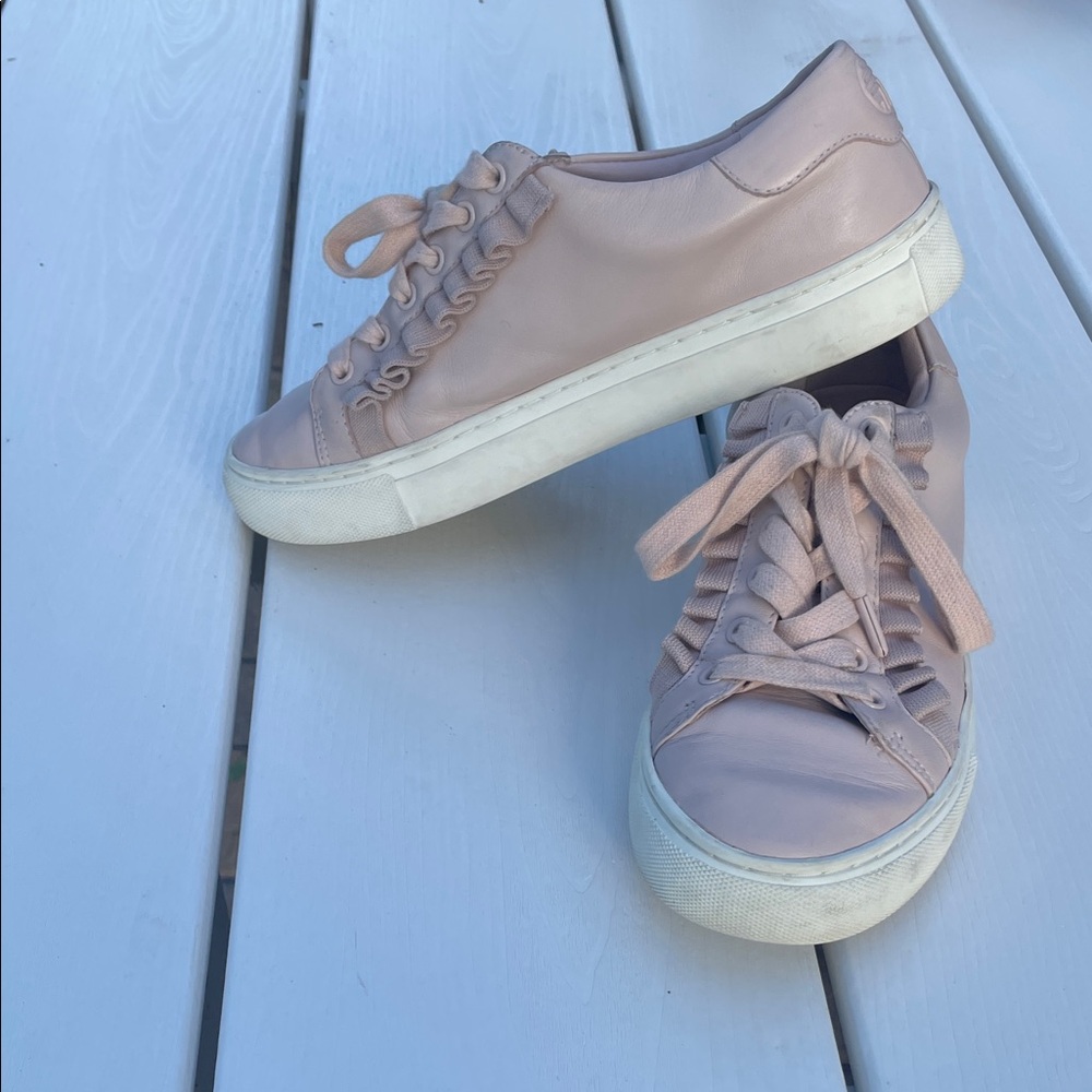 Tory Sport Blush Pink leather Sneakers 7